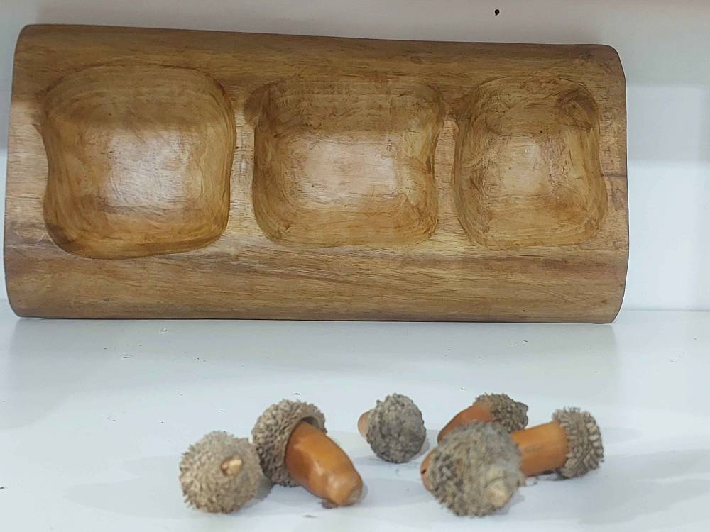 اردو خوری با چوب گردو دست ساز